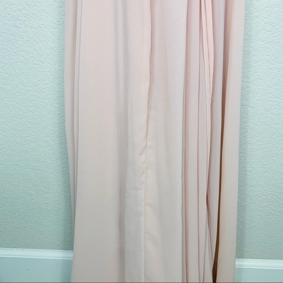 LULU'S Strappy To Be Here Nude Blush Maxi Dress Size XS - Picture 8 of 11